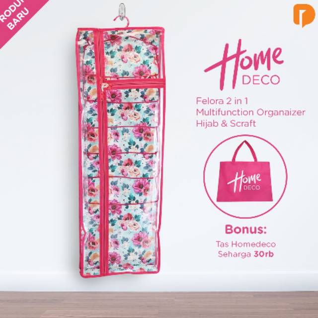 Rak hijab susun felora