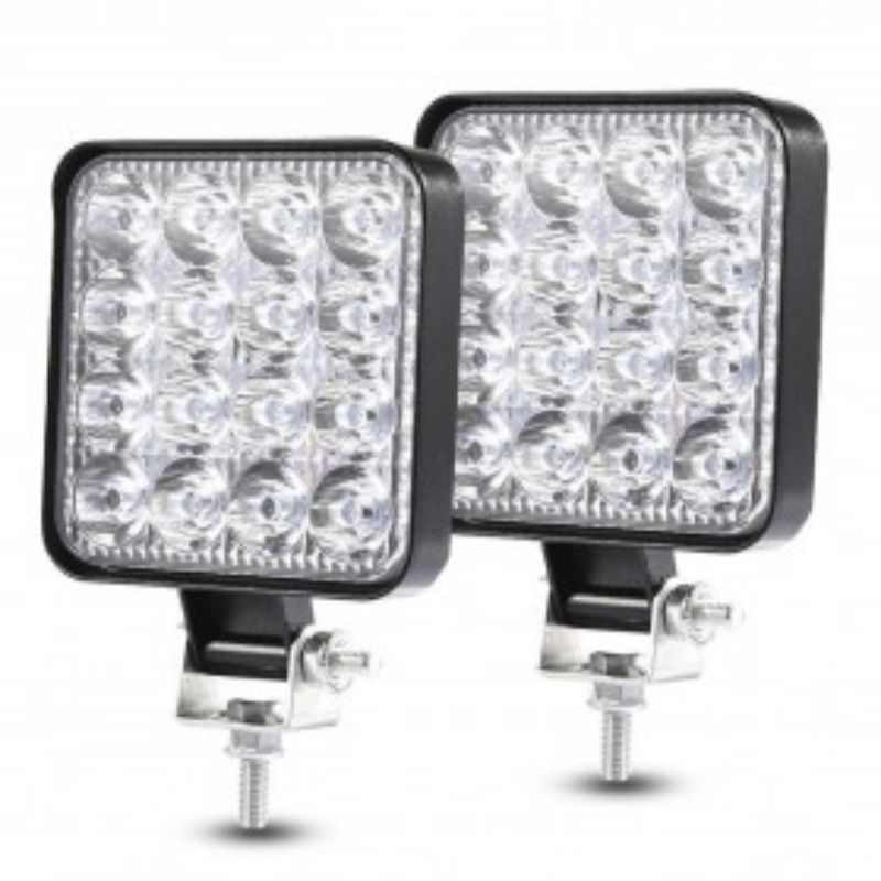 lampu tembak mobil / motor / ATV LED Spotlight Lampu LED Spot Light Fog Mobil Truck Jeep SUV 30 Degree LED 48W - Mobil Off-road