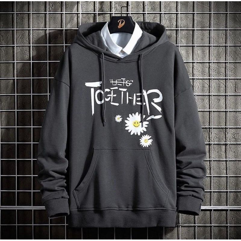 TOGETHER DAISY FLOWER SWEATER HOODIE WANITA PRIA TERMURAH TERLARIS'