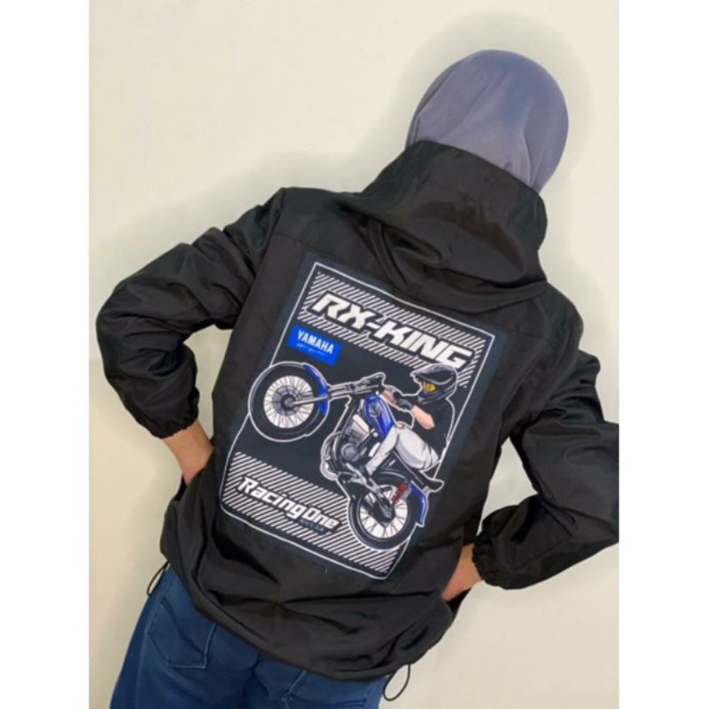 (BAYAR DI TEMPAT) JAKET PARASUT RX-KING ORIGINAL/ JAKET RX-KING RACING ORIGINAL