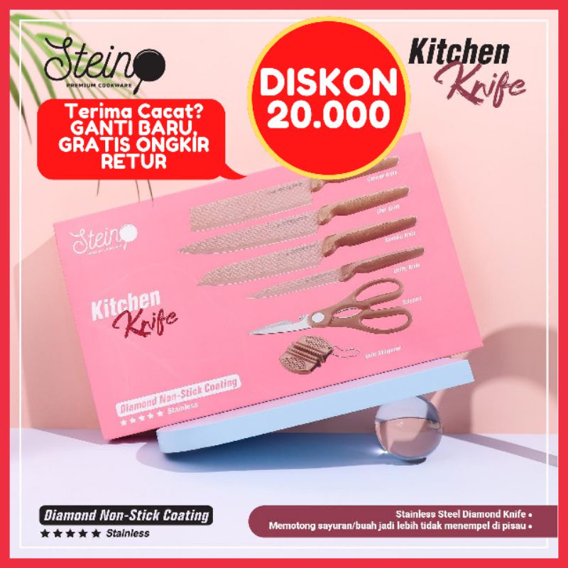 Stein cookware Pisau Set Diamond