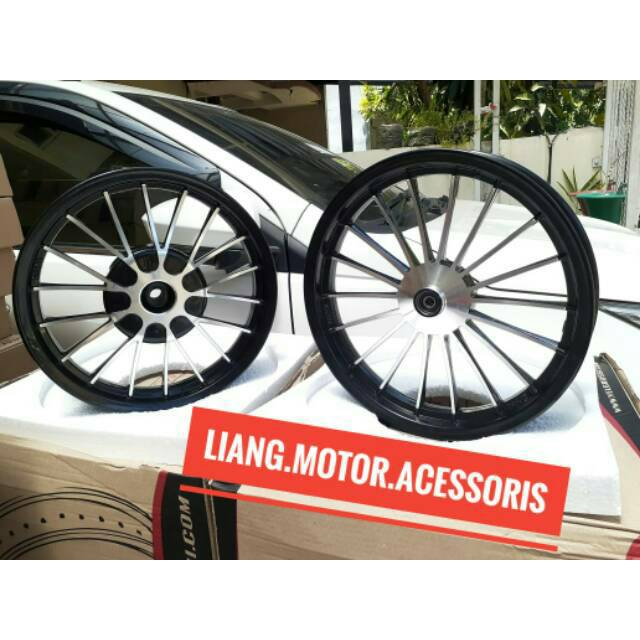 Velg Pelek Pelak Racing VRossi Model Venom Hetzer Ring 14 Beat Vario Scoopy Icon Spacy Click Genio