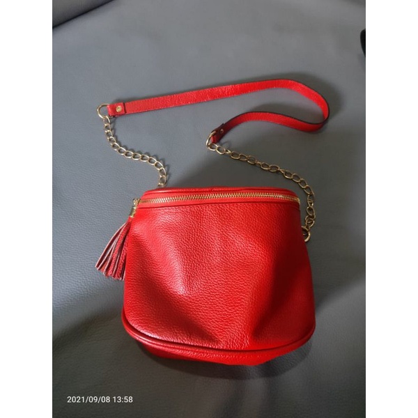 Tas kulit asli tas wanita kulit original tas slempang