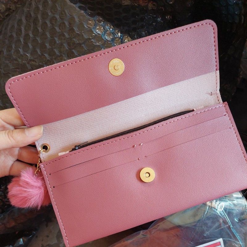 Dompet Wanita Panjang Lipat ForeverYoung Korea IMPOR Wallet Cewek