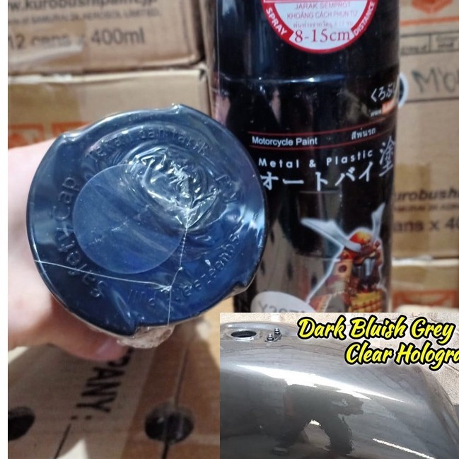 Samurai Paint Pilok Pilox Cat Semprot Y367* Dark Bluish Grey / Abu - Abu Metalik (400cc)