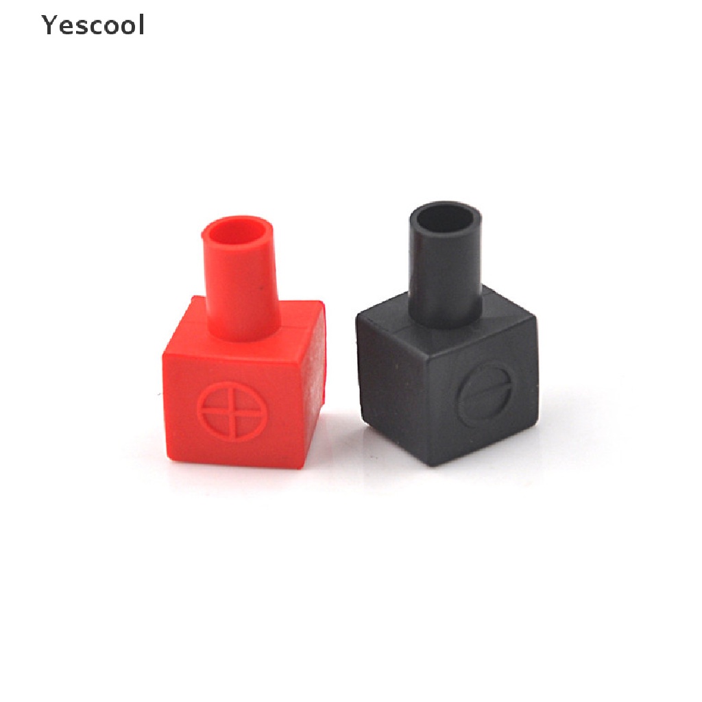 Yescool 2Pcs Cover Pelindung Terminal Kabel Motor Bahan Karet