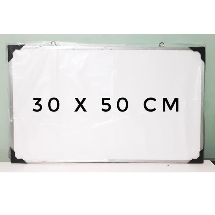 

Papan Tulis white board ukuran 30 x 50 kualitas oke