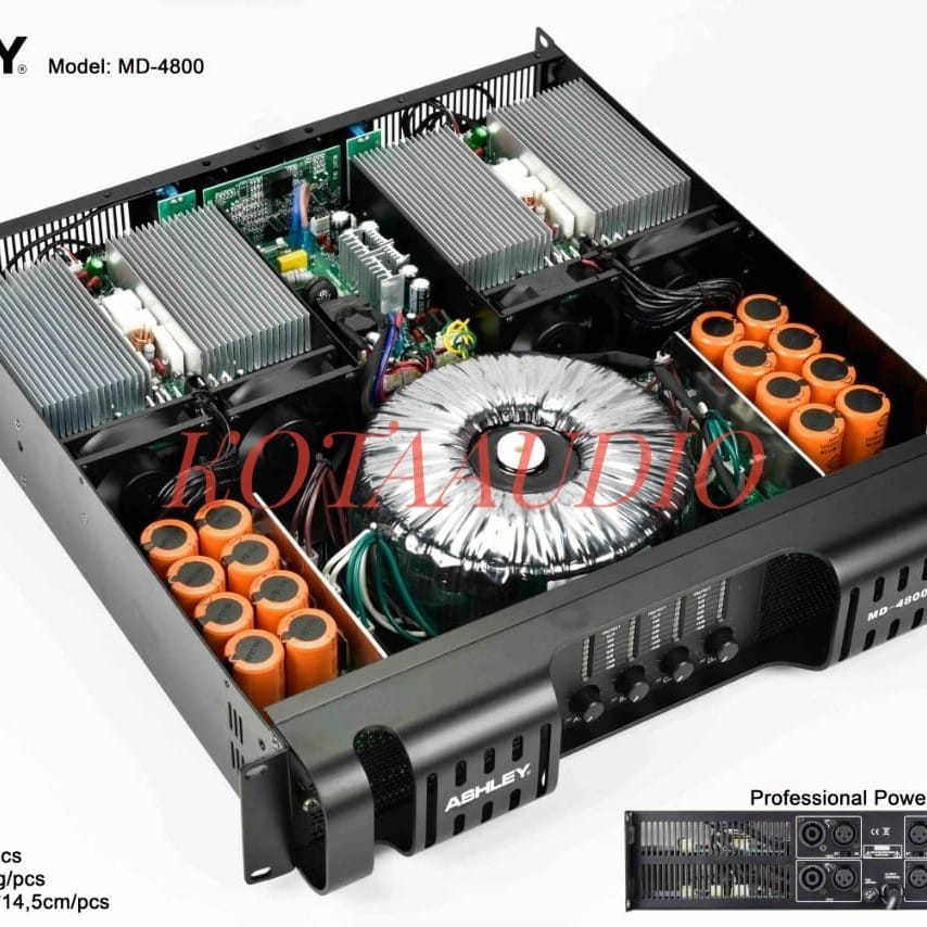 Power Amplifier Ashley MD 4800/ MD4800/ MD-4800 Original