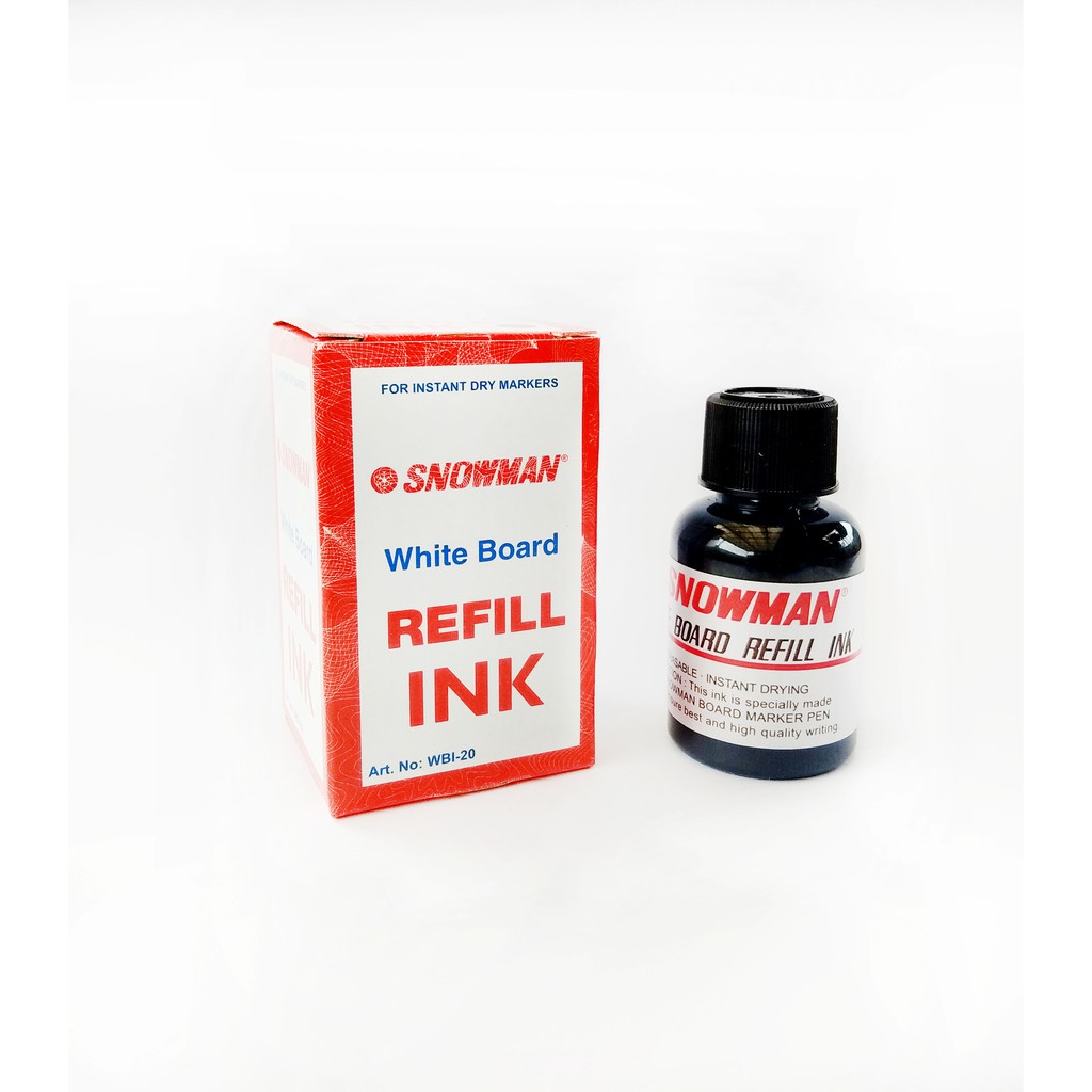 

Snowman White Board Refill Ink WBI-20 TInta Refil Spidol Papan Tulis