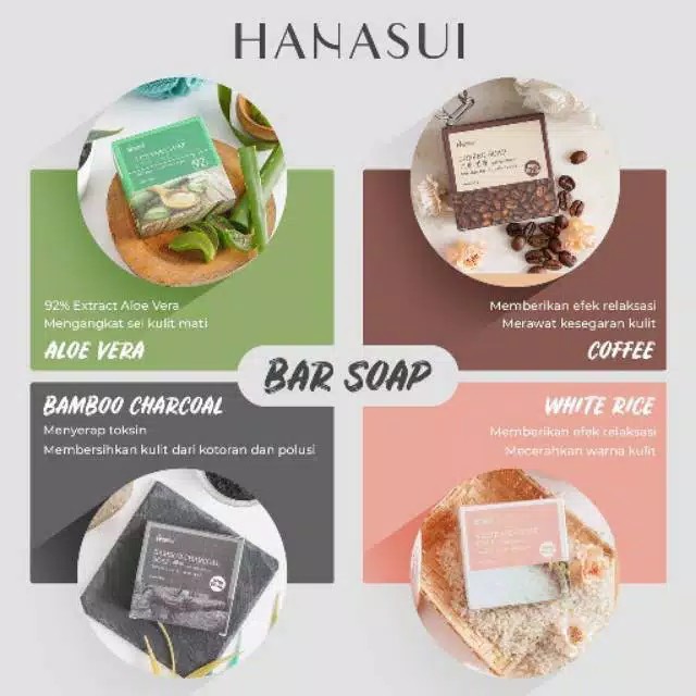 HANASUI SOAP Sabun Batang 60 gr