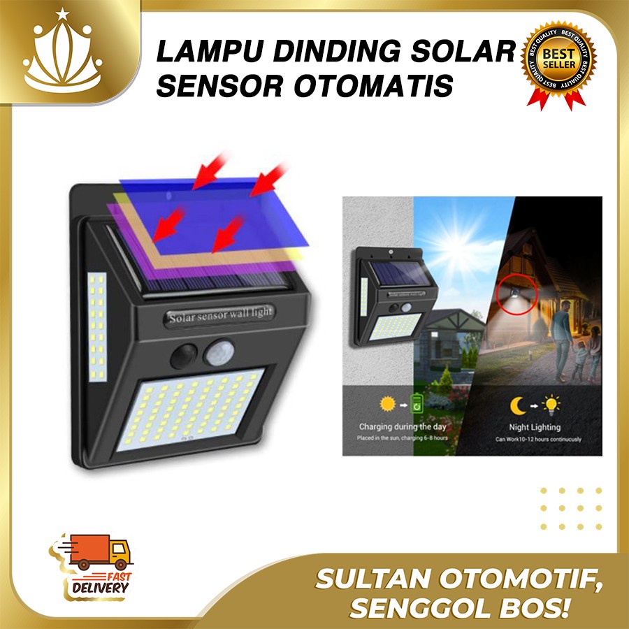 LAMPU DINDING Tembok SOLAR / Lampu Hias Outdoor Tempel Dinding LED ORI