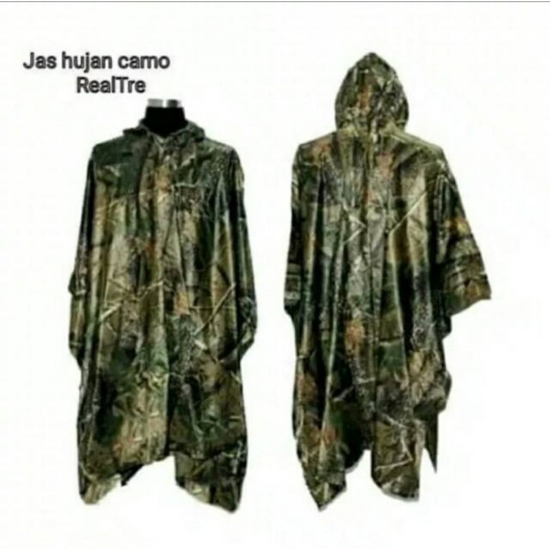 JAS HUJAN CAMO PERBAKIN/MANTEL HUJAN