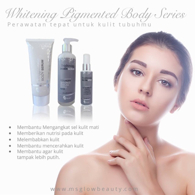 Whitening Pigmented Body Series MS glow by Cantik Skincare