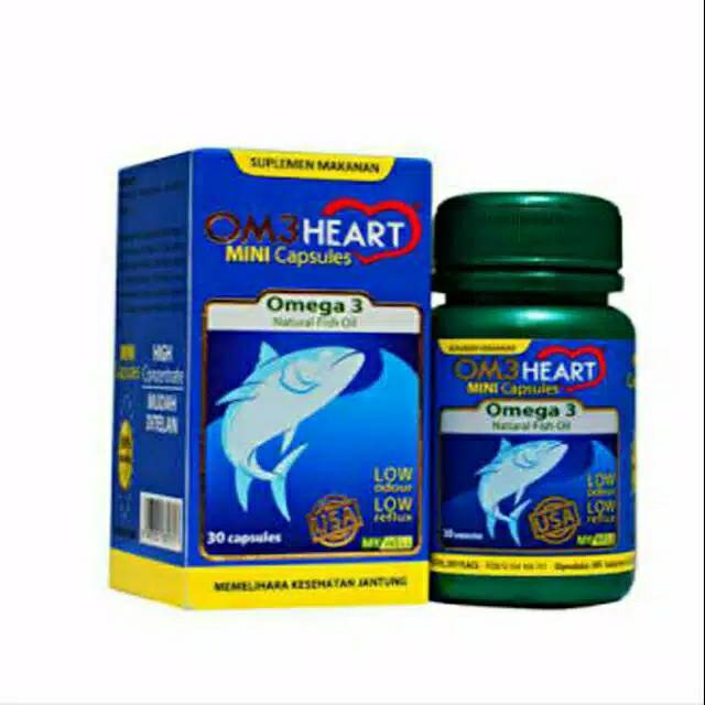 Om3heart om3 Heart vitamin Omega 3 isi 30