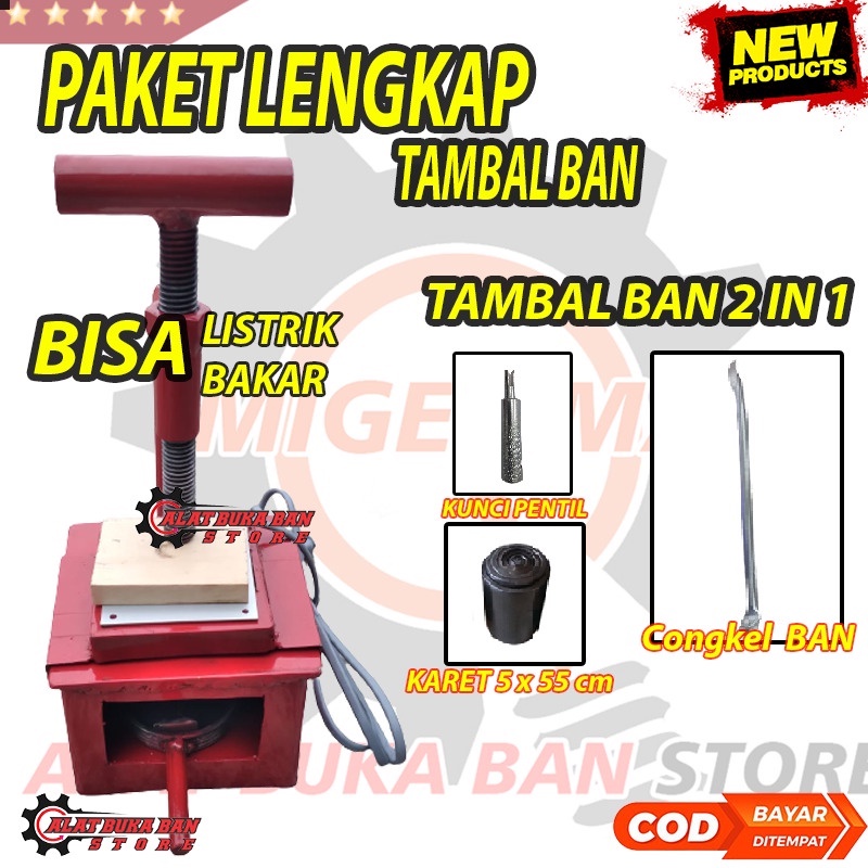 Otomatis Tambal ban Listrik Elektrik Bisa Tambal Bakar Portable 2 Fungsi 1 Alat