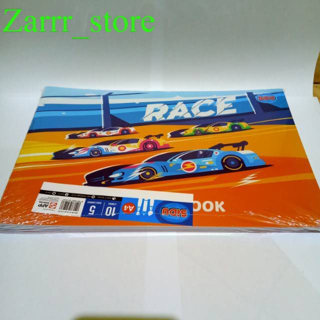 

5 BUKU 1 PACK BUKU GAMBAR A4 SIDU