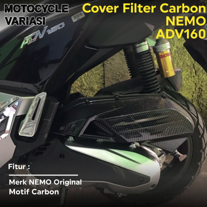 Cover Filter Carbon ADV 160 Nemo Cover Tutup Filter ADV 160 Carbon Nemo