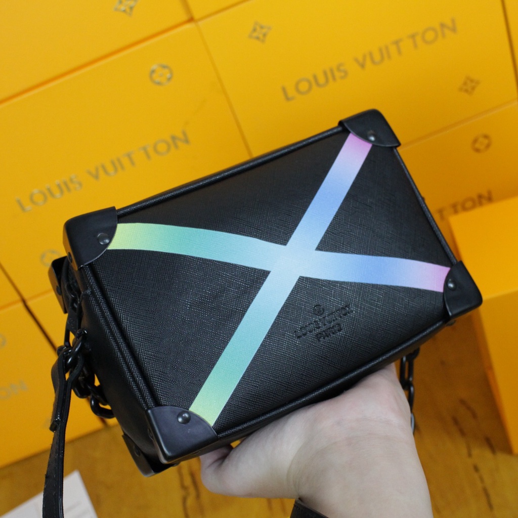 L Vuitton Soft Trunk Black X 6635  (FreeDustBag+Suedee+No Seri)