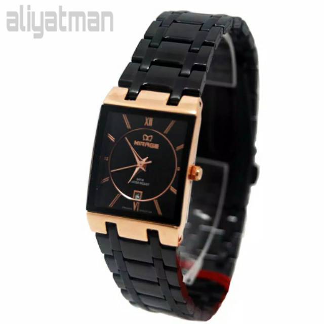 MIRAGE JAM TANGAN WANITA MIRAGE_7908L JAM TANGAN WANITA STAIN LIS STILL WATER REISITANT 50M ORIJINAL