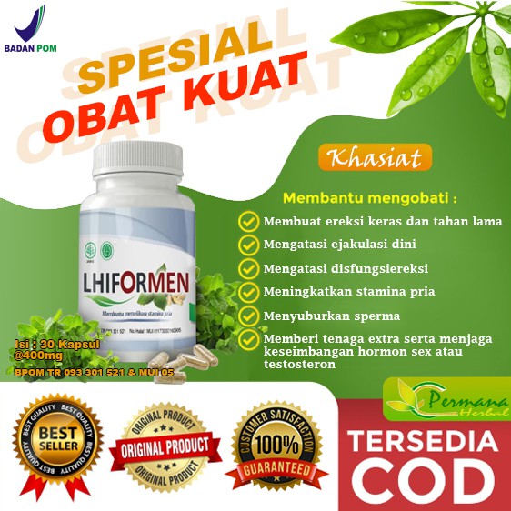 Obat Herbal Kesehatan Pria Lhiformen Original Asli 100% BPOM