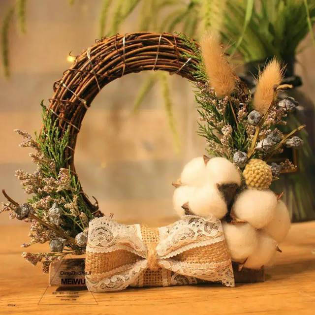 Ring Rustic Ranting Dekorasi Engagement Dried Pelem Kering Ring Rustic Ranting Dekorasi Engagement Dried Pelem Kering