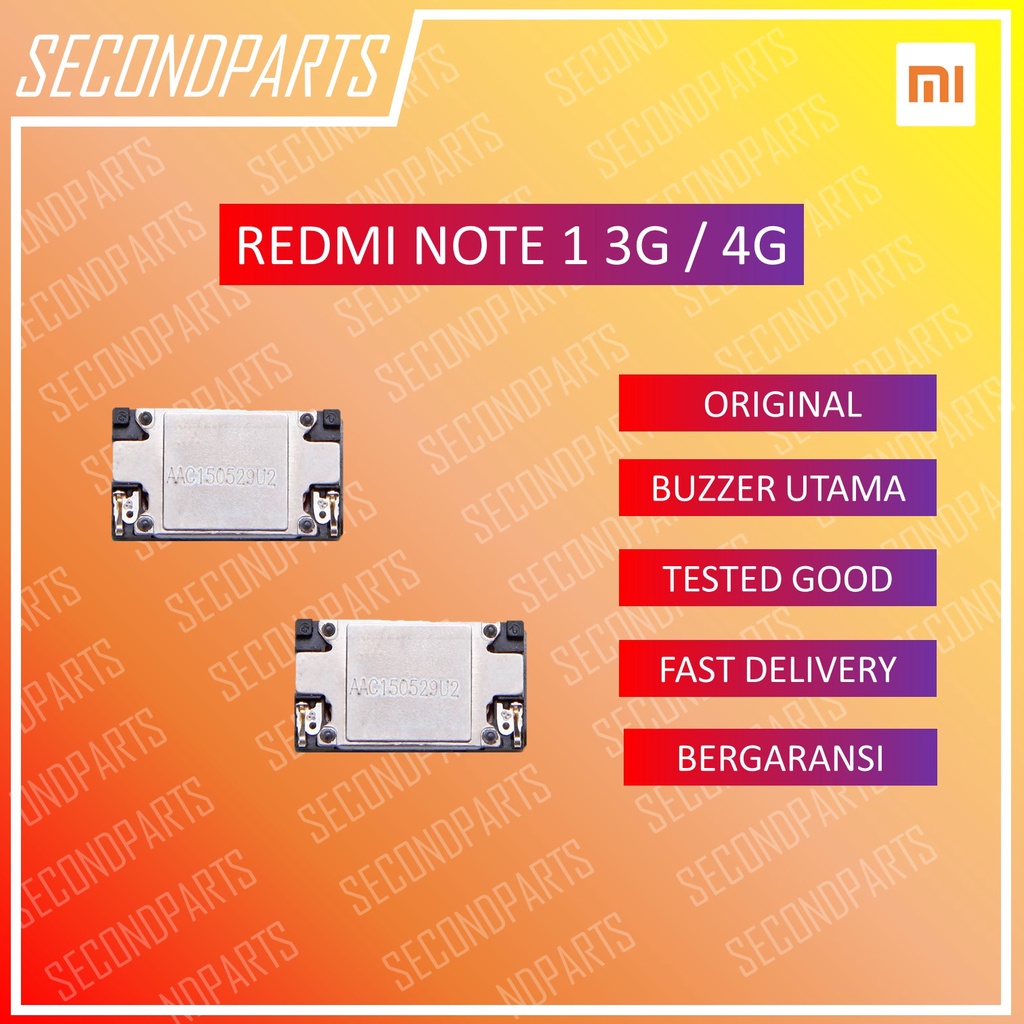 SPEAKER BUZZER MUSIC LOUDSPEAKER XIAOMI REDMI NOTE 1 3G / 4G ORIGINAL