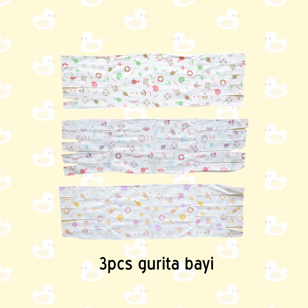 3 PCS Grito Ikat Anak Bayi Motif | Gurita Bayi