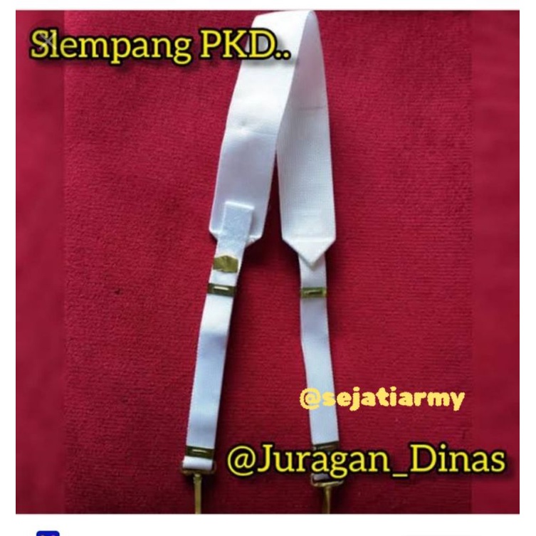 slempang pkd/slempang putih/slempang PM/slempang provost/slempang kuningan