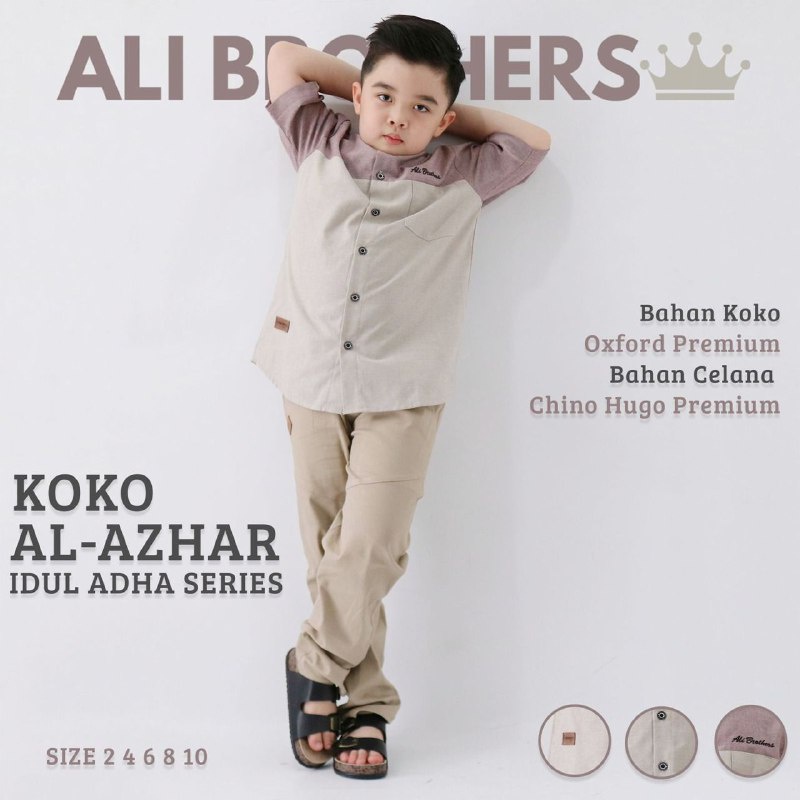 Afsheenastore Setelan Koko Anak Laki Laki  By Ali Brother