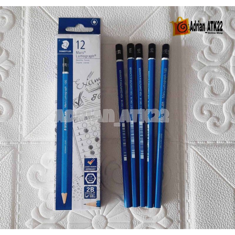 

pensil staedtler 2B//staedtler 1pax isi 12pcs//pensil staedtler
