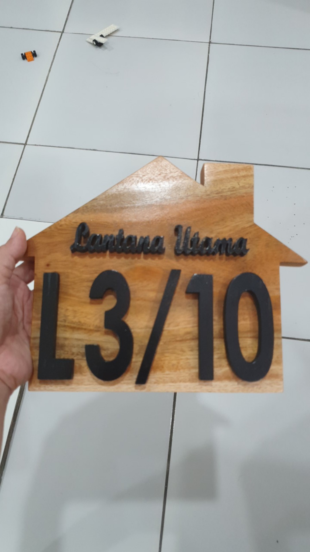 Nomor Rumah Huruf Timbul Akrilik