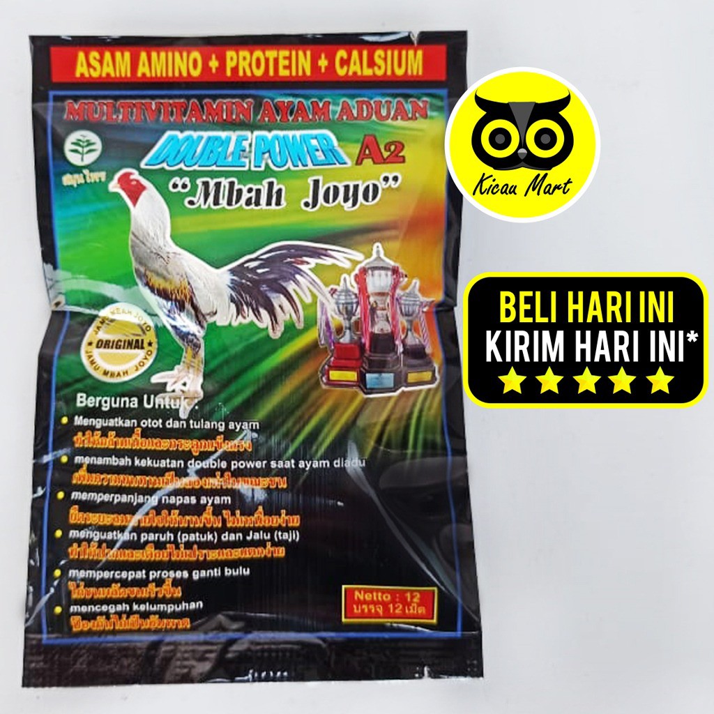 JAMU MBAH JOYO A2 DOUBLE POWER JAMU A2 MBAH JOYO JAMU AYAM  LAGA TARUNG JAGO JANTAN BANGKOK  AYMJA2