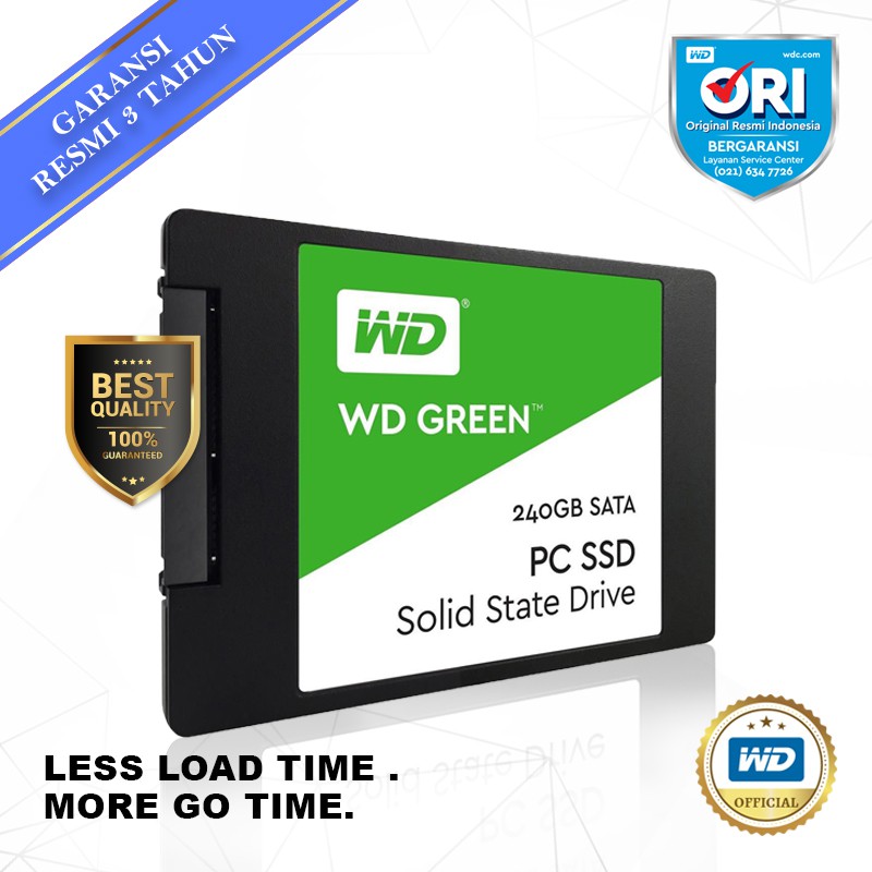 Ulasan Lengkap WD Green SSD 240GB Sata 3 - WDC Green 240 GB 2.5" -
Belanja Toko Edi Sugiyanto