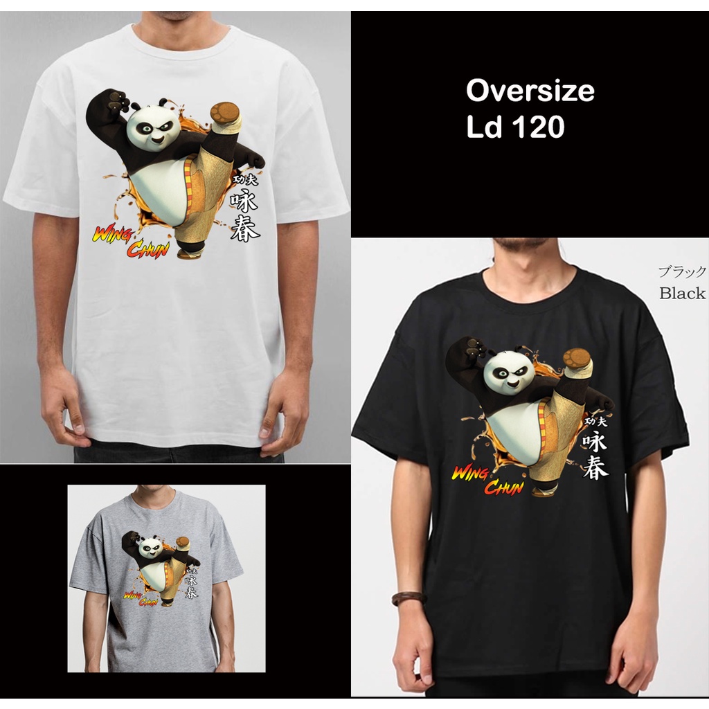 Kaos Oversize Wingchun Panda