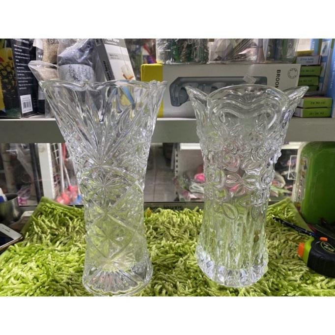 @@@@] Vas bunga jumbo bening - Vas kaca super tebal - Tempat bunga kaca