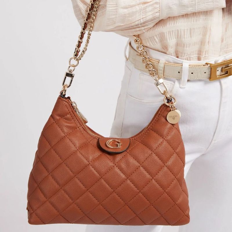 12.12 SALE | GUESSS Gillian Quilted Hobo Bag