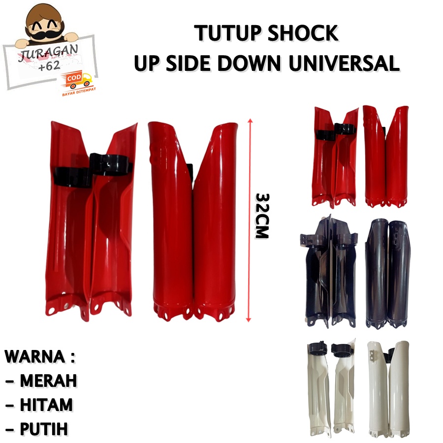 TUTUP SHOCK CRF  UP SIDE DOWN SHOCKBREAKER UNIVERSAL