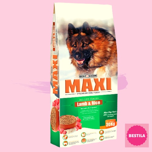 GOJEK MAKANAN ANJING MAXI DOG LAMB & RICE 20 KG - PREMIUM DOG FOOD