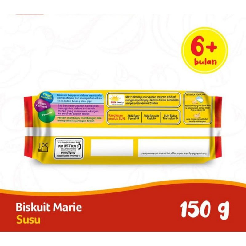 SUN Biskuit Marie Susu 6m+