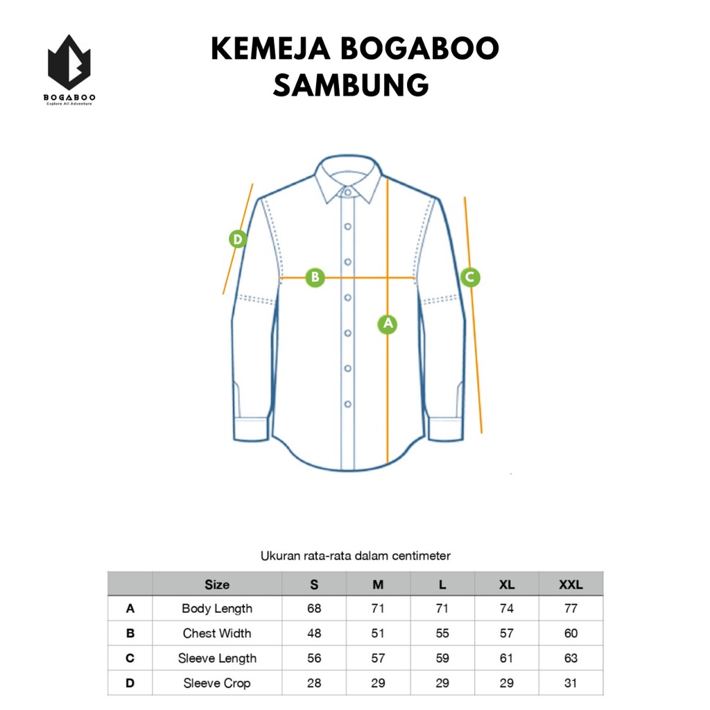 KEMEJA Lapangan PDL BOGABOO SAMBUNG - Kemeja Tactical Lengan Panjang pendek Pria - Kemeja PDL Lapangan Outdoor Gunung Survival