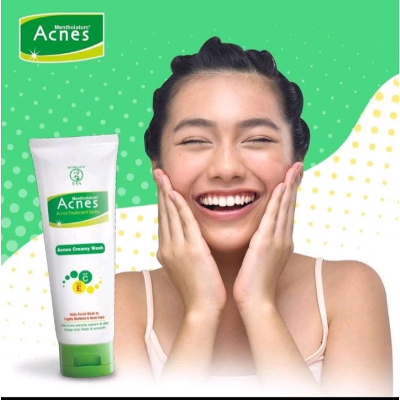 Jual Facial Foam Acnes Creamy Wash 100gr | Shopee Indonesia