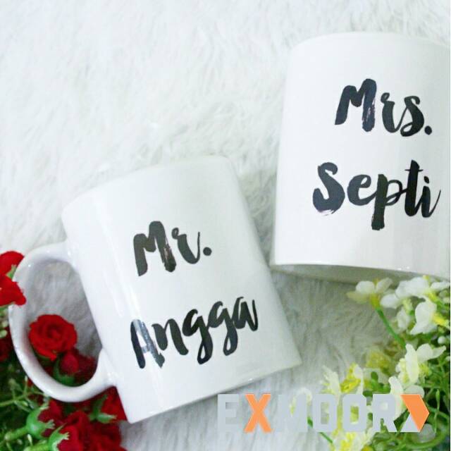 Kado Nikah Mug Couple