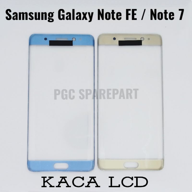 Kaca Luar LCD Samsung Galaxy Note FE / Note 7 / N930 - Mirip touchscreen tidak memiliki flexible TS