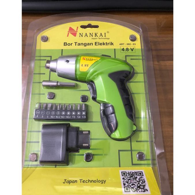 -READY- BOR OBENG CAS BATERAI CORDLESS NANKAI 4.8V