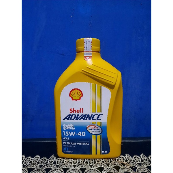 Oli shell AX5  0,8L (ALL MOTOR BEBEK)
