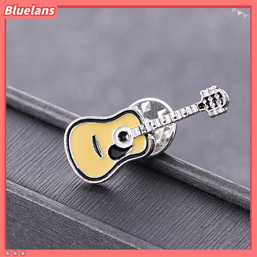 Pin Bros Enamel Bentuk Gitar Untuk Unisex