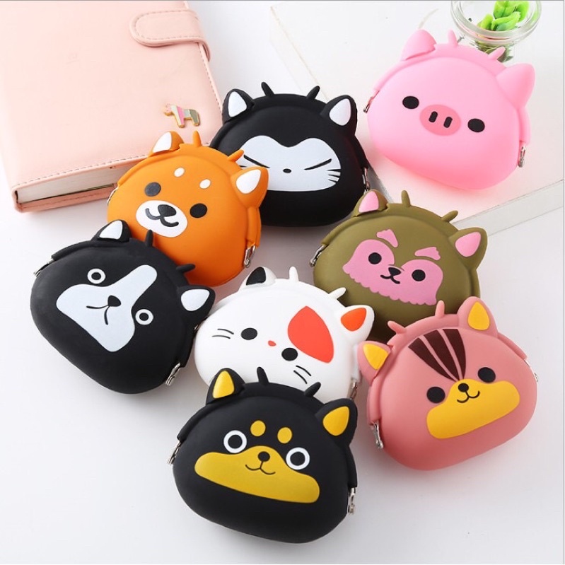 Dompet koin Dompet Uang Receh Imut Lucu Motif Kartun Cartoon Ringan Dan Cantik