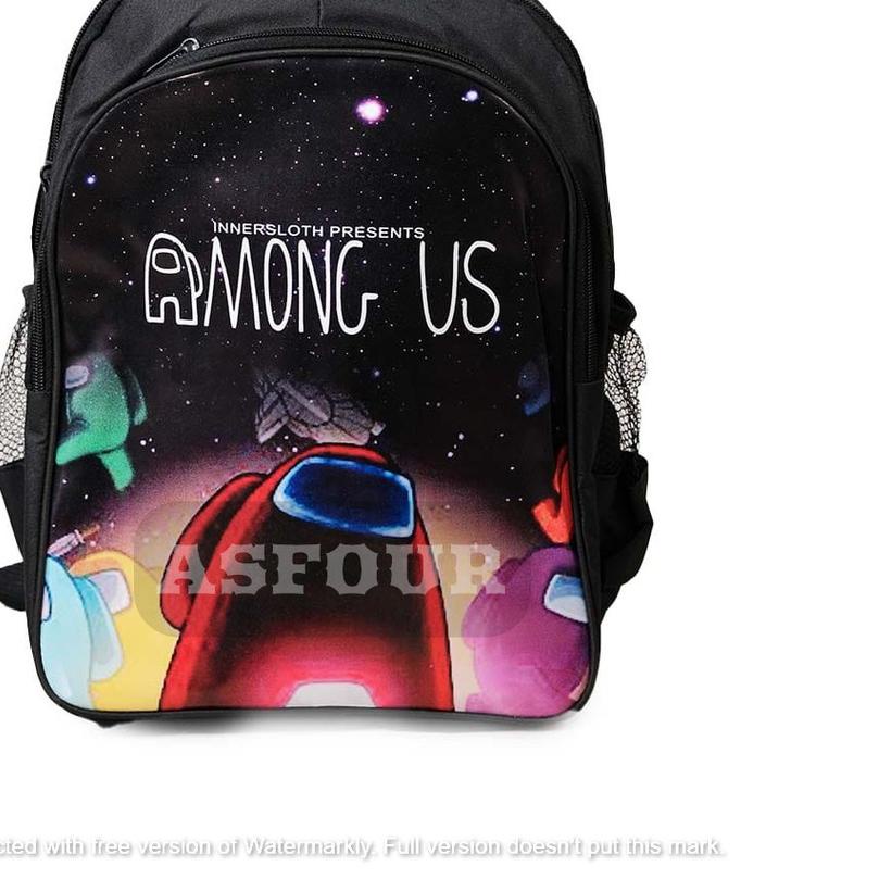 ♜ Tas ransel Sekolah Anak Tas Karakter Anak Among Us Tas Ranse Gaming Tas Anak Laki Laki Among Us Ta
