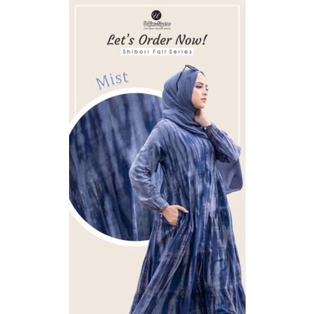 Gamis Shibori Fall Series by Urfimutiyaro