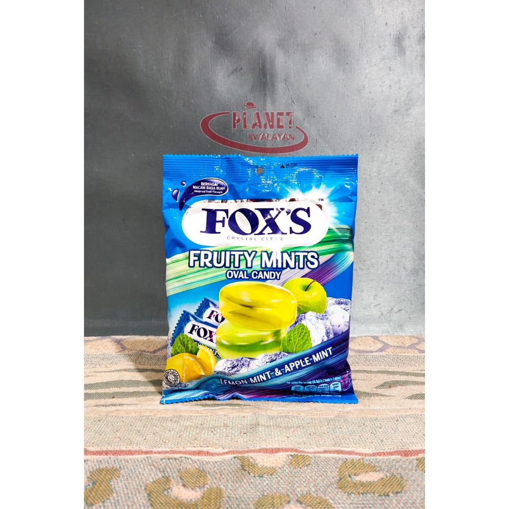 

FOXS CRYSTAL CLEAR FRUITY MINTS 125 GR